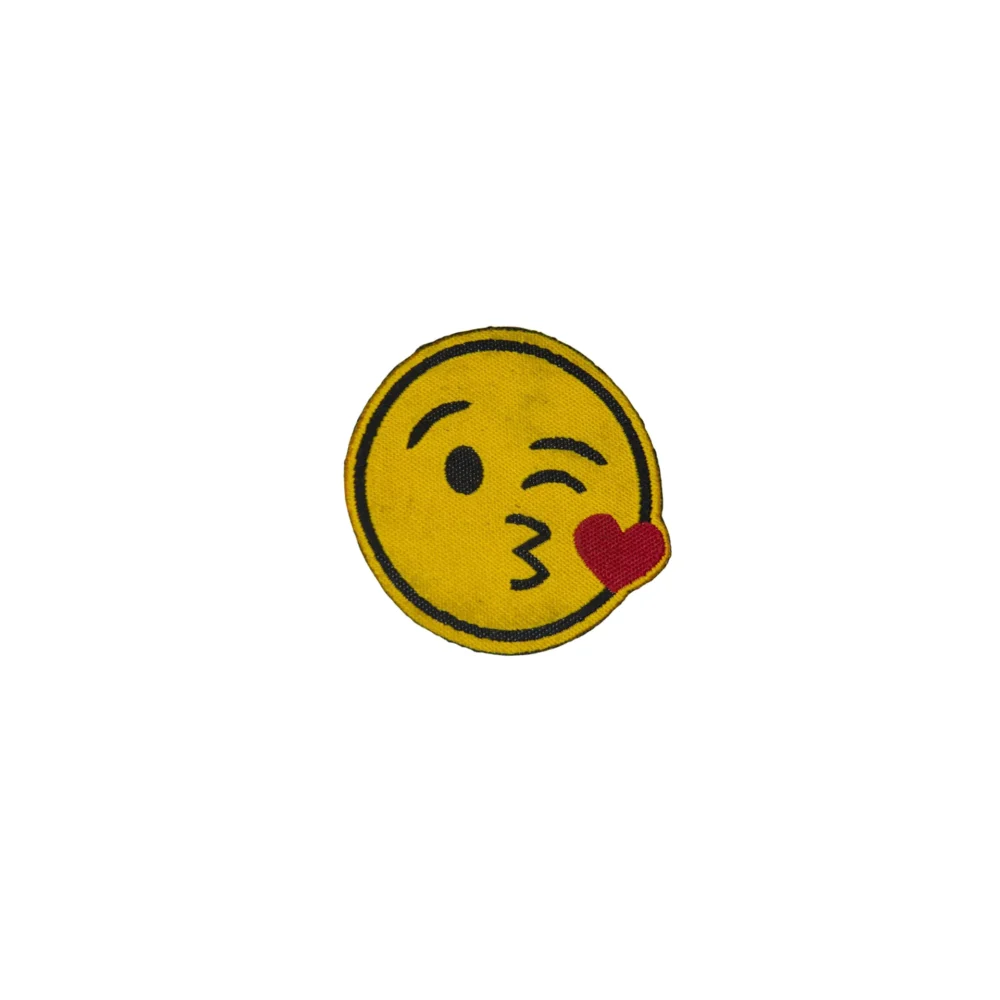 PARCHE TERMOADHESIVO EMOJI TIRANDO BESO- 2012P