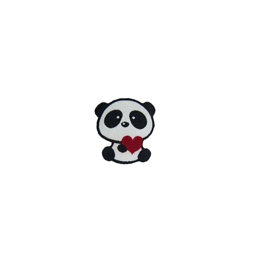 PARCHE TERMOADHESIVO PANDA CON CORAZON- 2032P