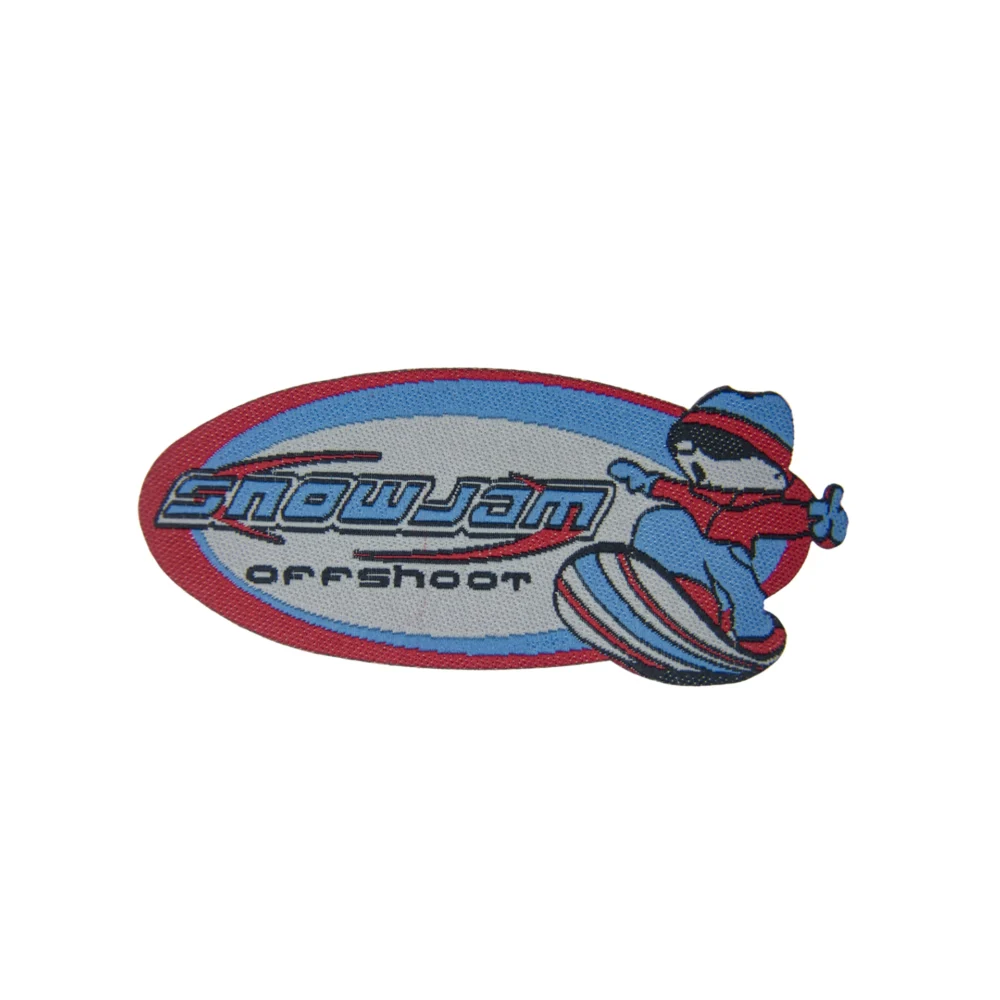 PARCHE TERMOADHESIVO SNOWJAM OFFSHOT CELESTE Y ROJO-31P