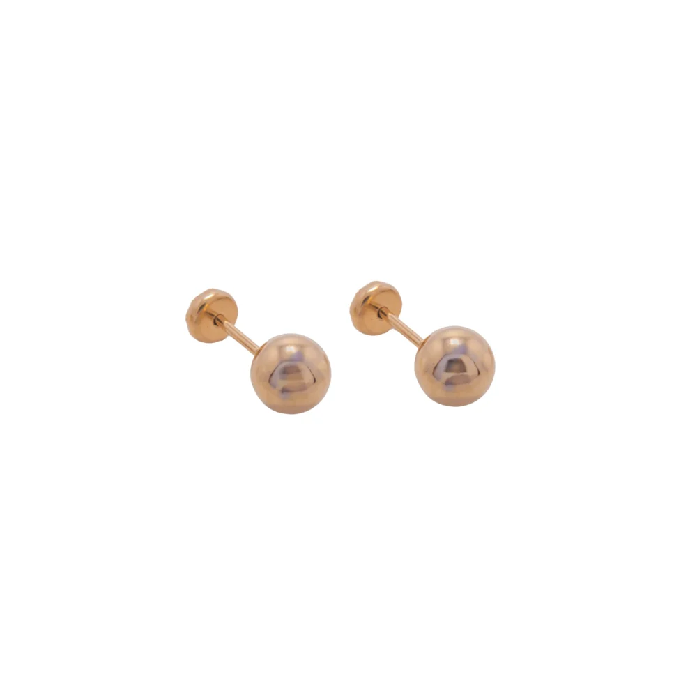 ABA117X- AROS ABRIDORES BOLITA GRANDE ACERO DORADO