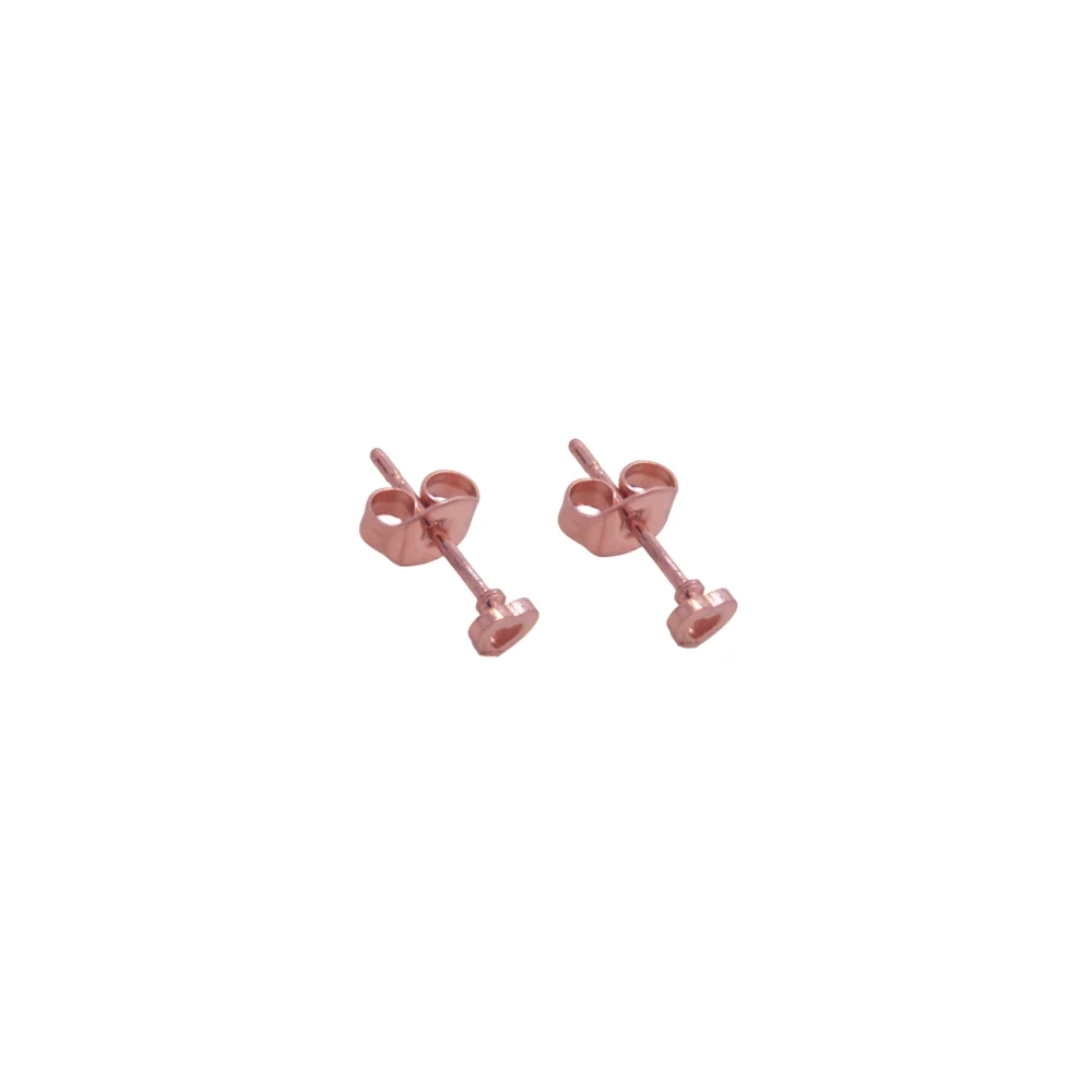 ACE642X- AROS PASANTES CORAZON CHICO ACERO ROSE