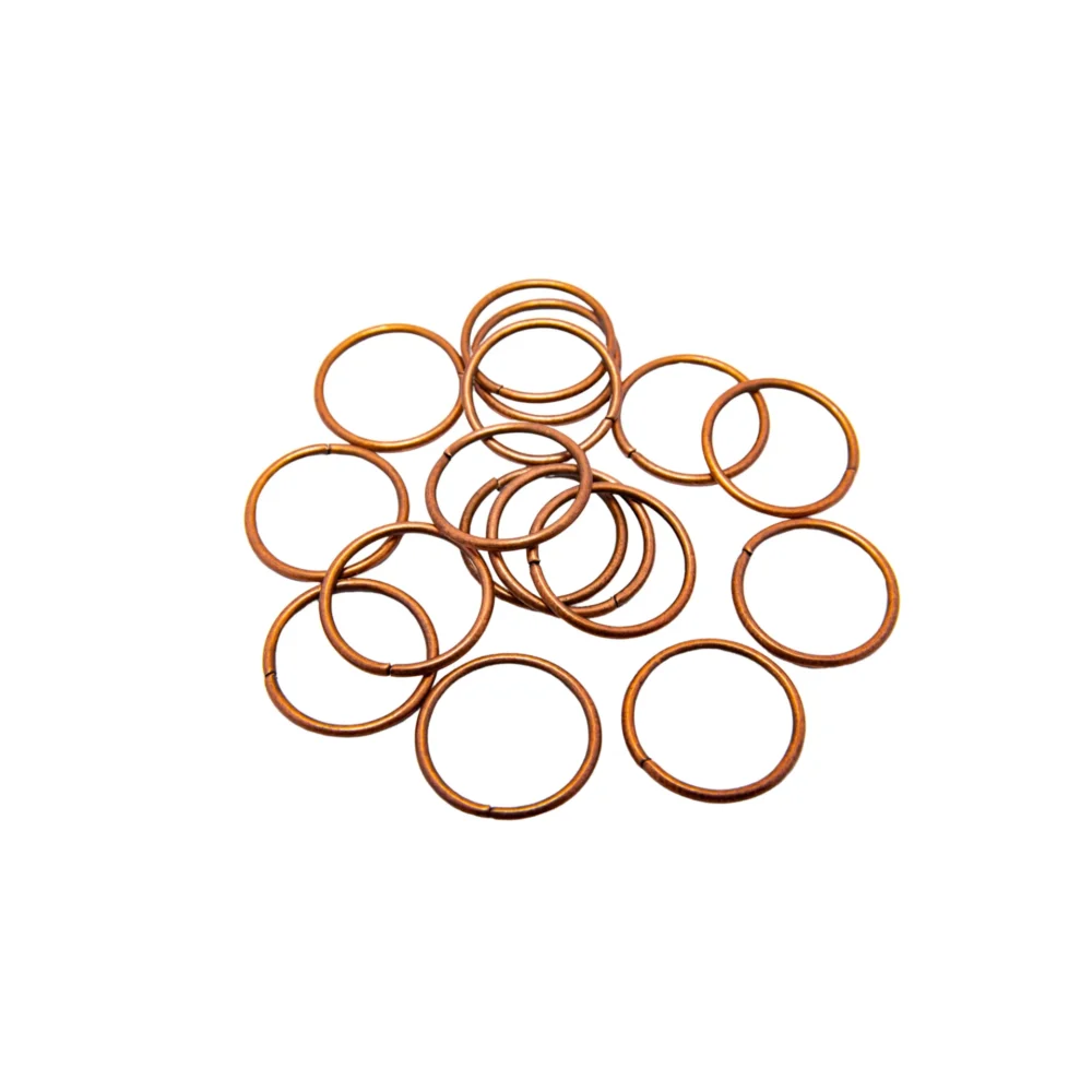 ARGOLLAS COBRE DE 15MM X 10 GRAMOS- ARA03