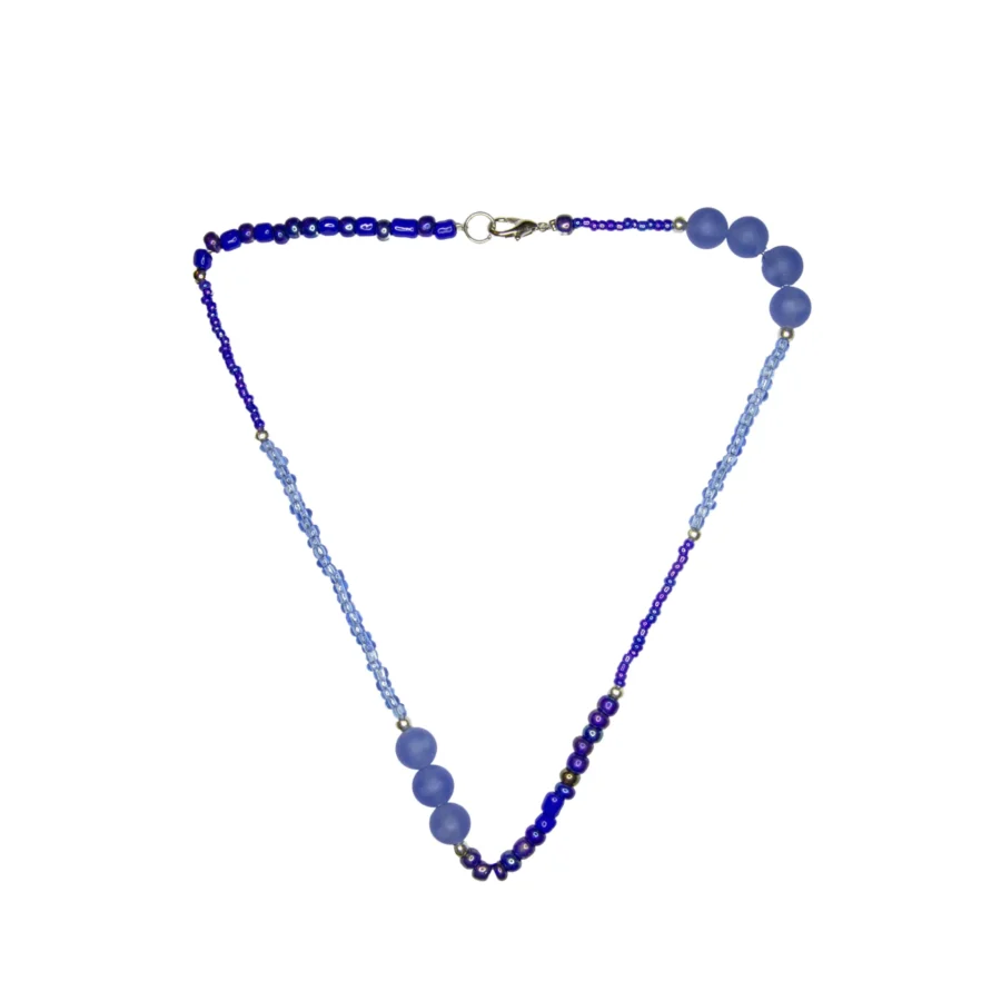 COLLAR DE BIJOU EN TONOS AZULES- BIJ13