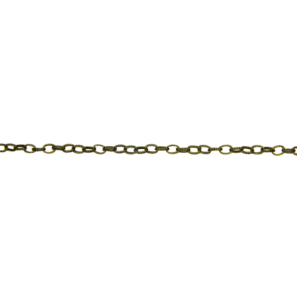 CADENA POR METRO ESLABON RECTANGULAR CHICO-  CAD26