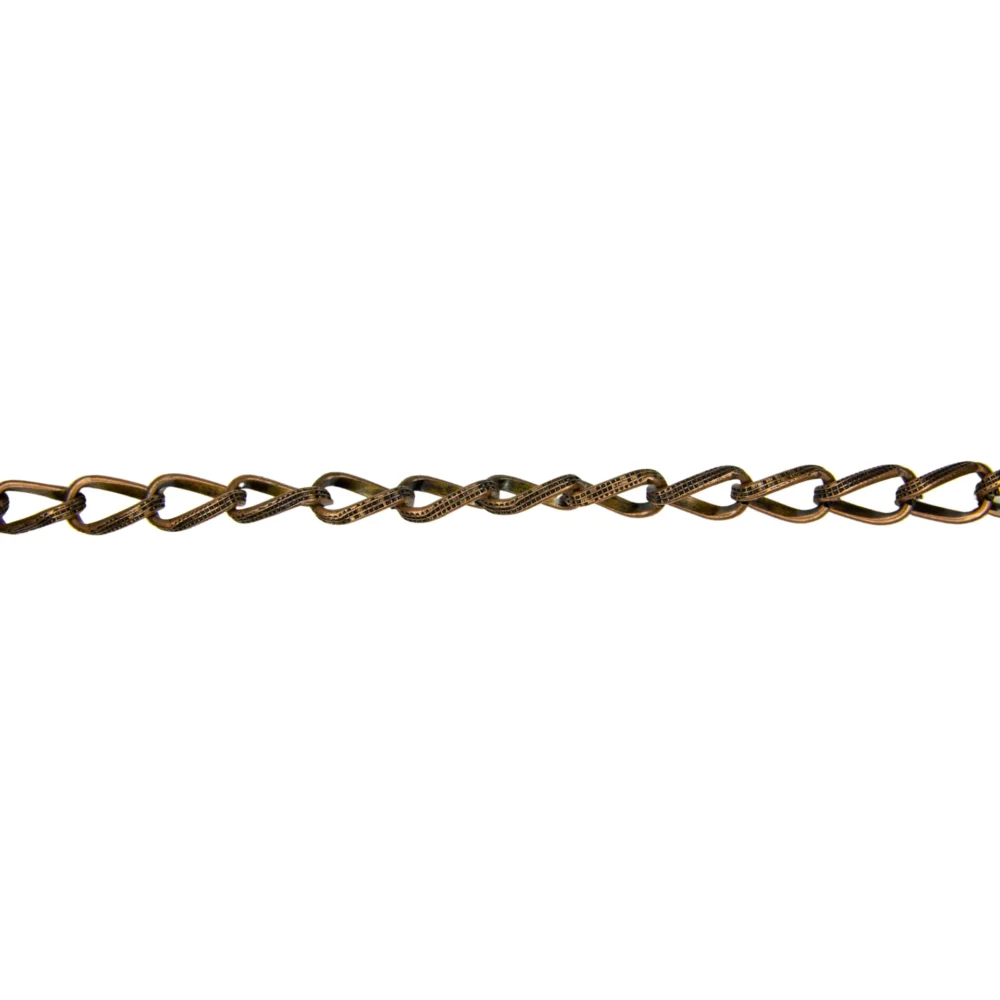 CADENA POR METRO BRONCE ANCHA- CAD30