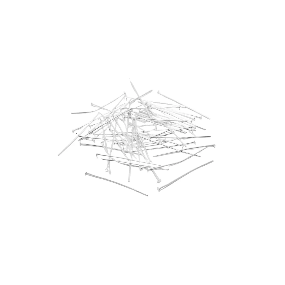CLAVO CON TOPE PLATEADO X 10 GRAMOS- CLA03
