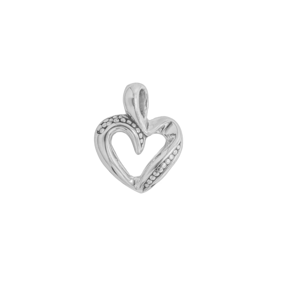 D3039- DIJE PLATA 925 INFLADO CORAZON