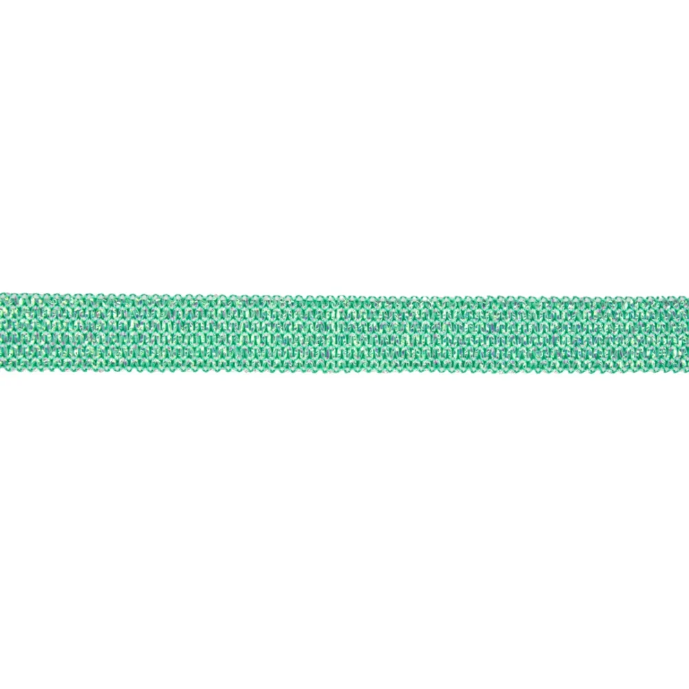 ELASTICO FLASH VERDE AQUA X METRO -ELL01