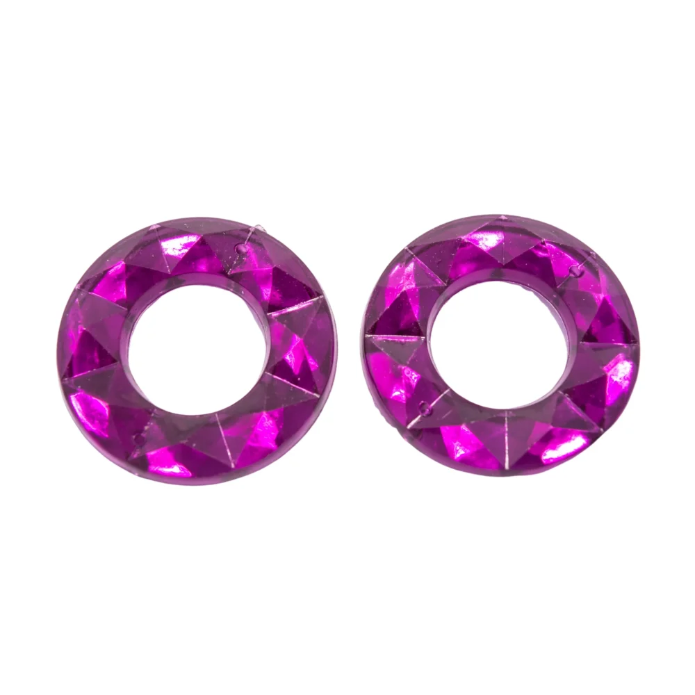 GEMA VIOLETA REDONDA HUECA 3CM X 2 UNIDADES-GEM09
