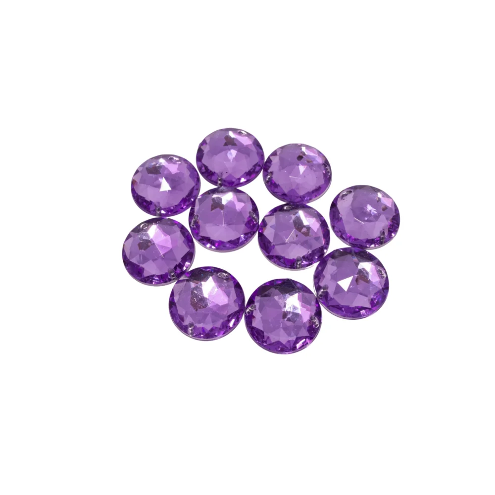 GEMA REDONDA LILA 2.0CM X 10 UNIDADES-GEM15