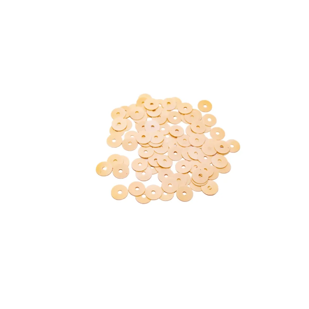 LENTEJUELA NATURAL PLANA DE 4MM X 10 GRAMOS-LENT07