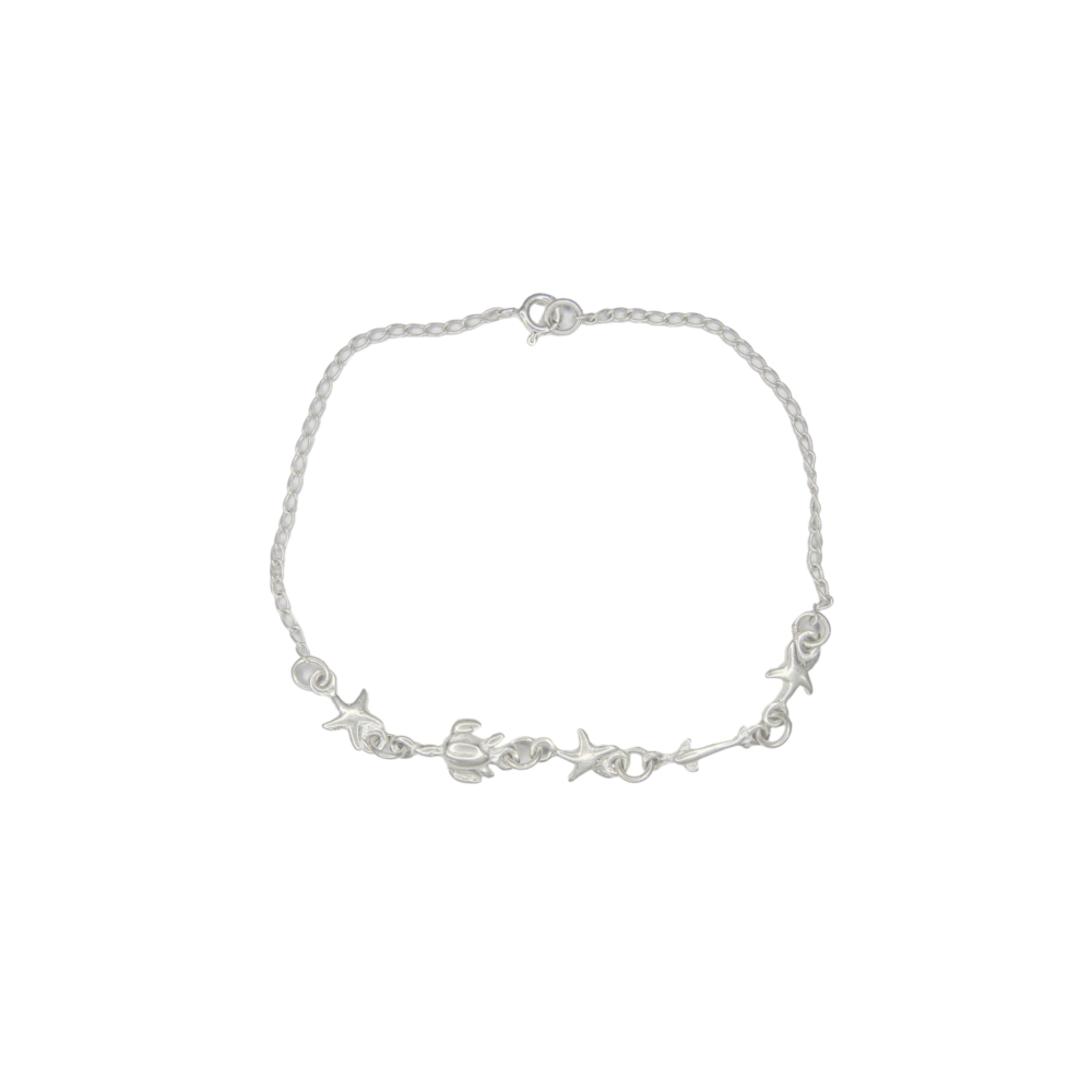 PULSERA PLATA 925 FORCE Y DISEÑOS DE ANIMALES MARINOS