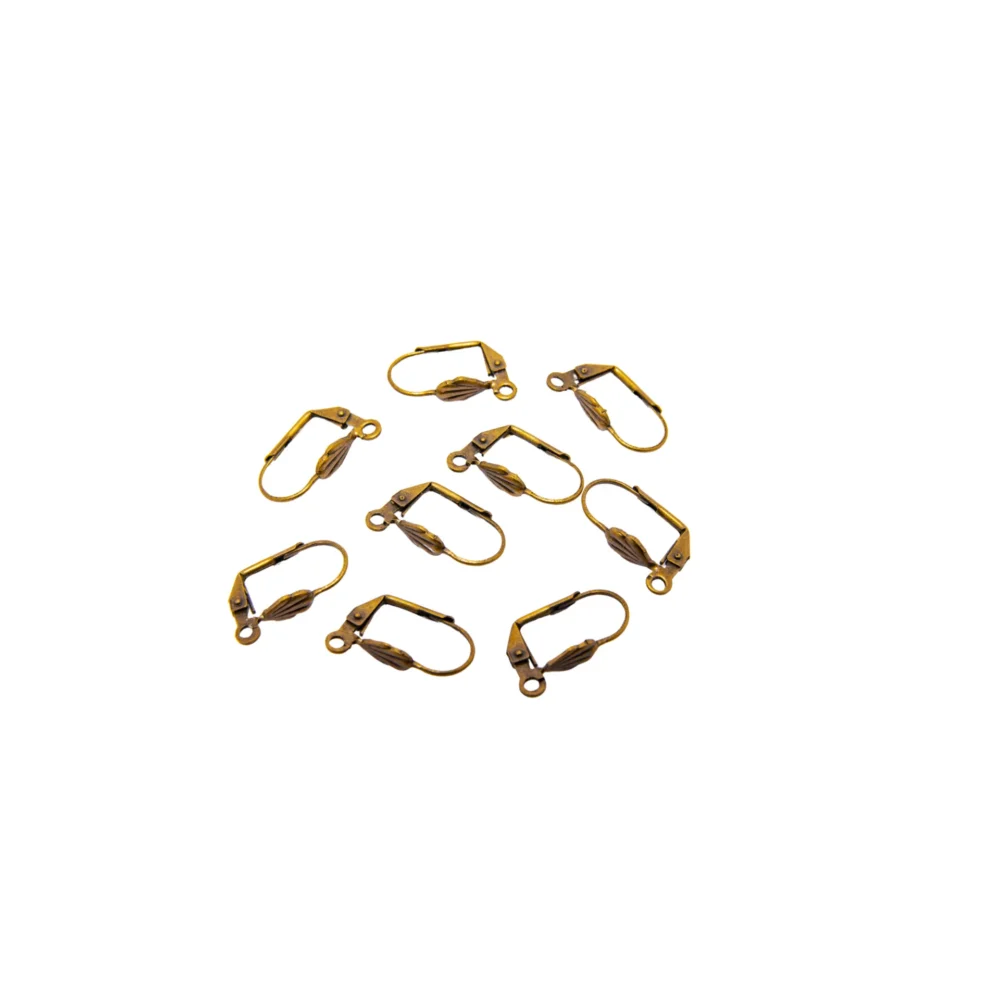BASE PARA ARMAR AROS CIERRE ESPAÑOL BRONCE X 10 UNIDADES- PAS03
