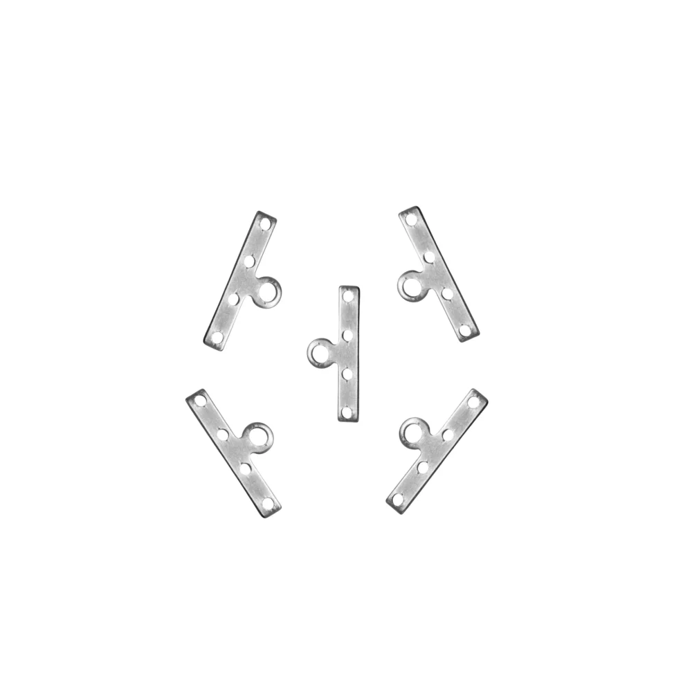 PORTA DIJE NIQUELADO DE 4 X 10 UNIDADES- PDI02