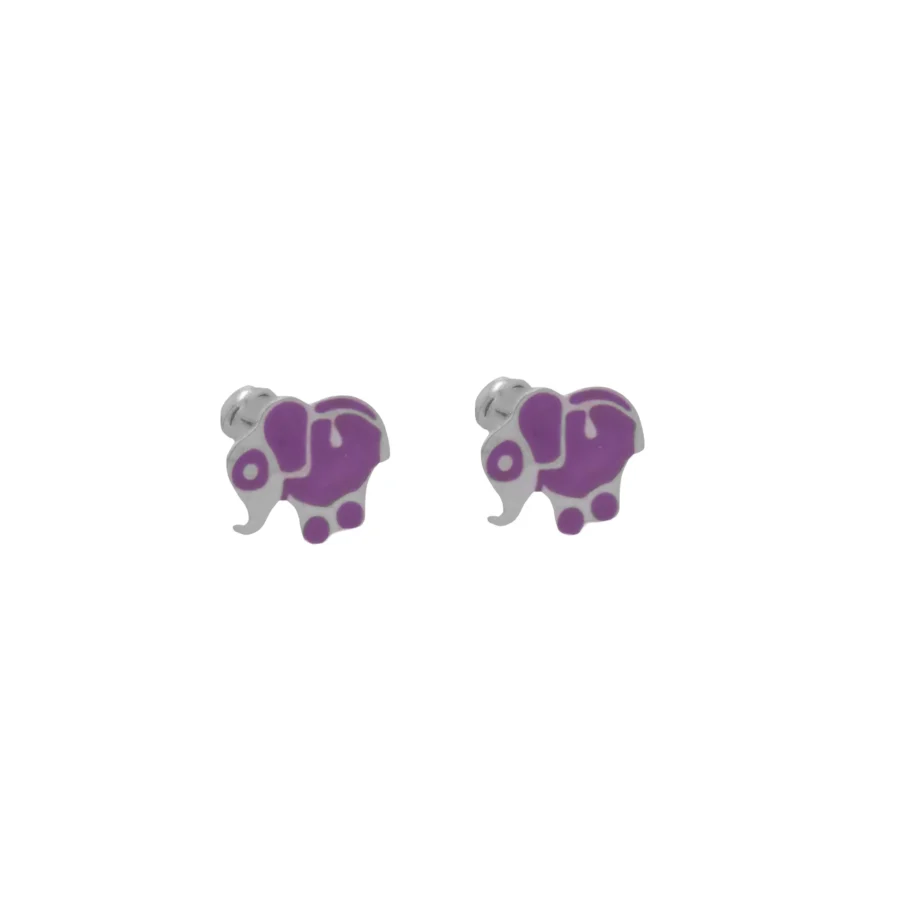 ABRIDORES DE PLATA 925 ELEFANTE VIOLETA-ABE501