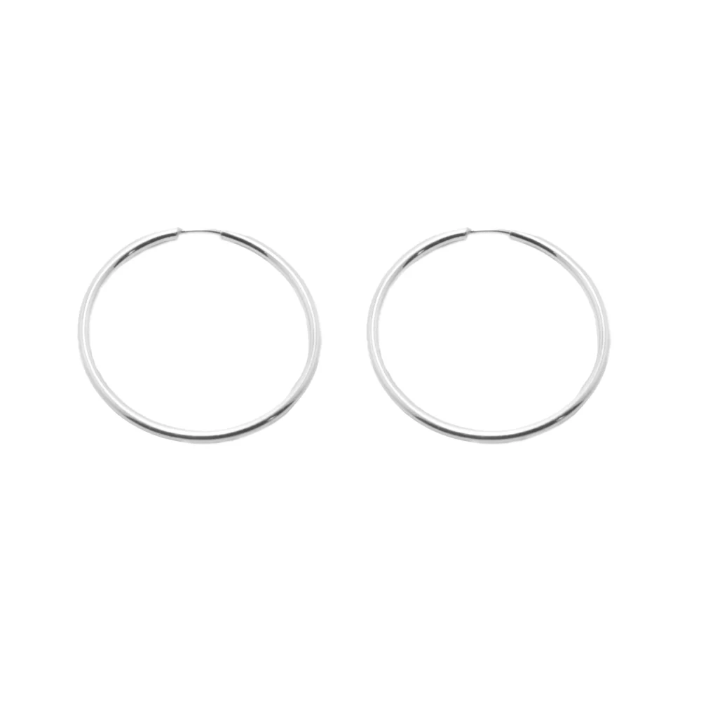 ARGOLLAS DE PLATA 925 LISAS 22MM