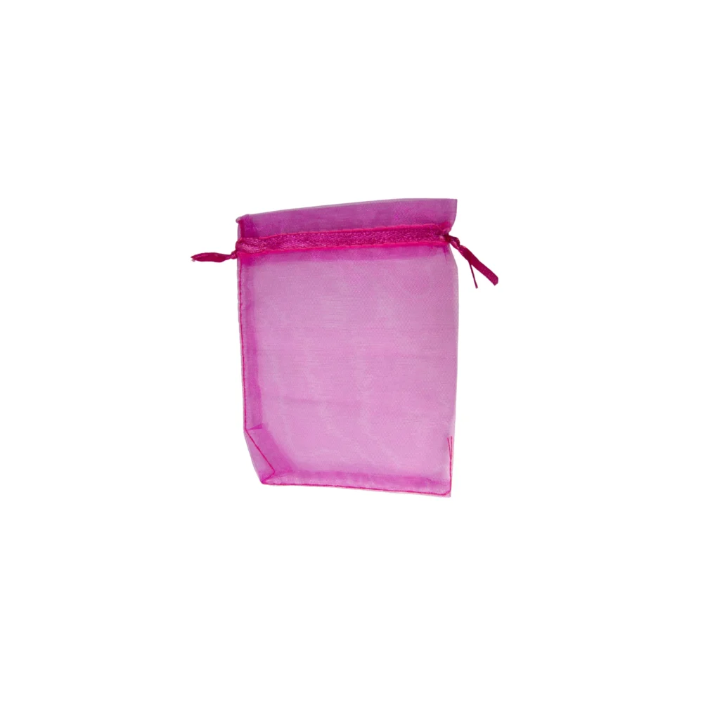BOLSA DE ORGANZA 9X12 FUCSIA POR 4 UNIDADES- ORG03