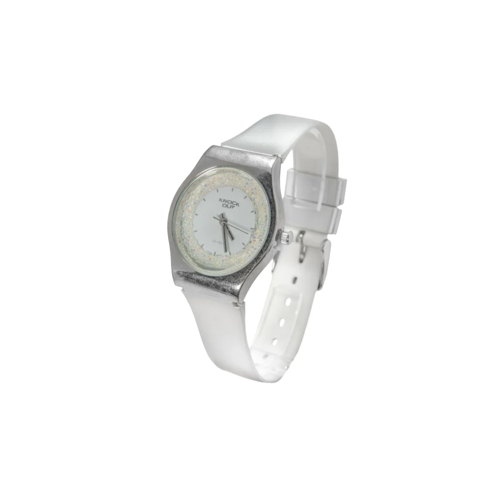 REK26- RELOJ KNOCK OUT PLATEADO