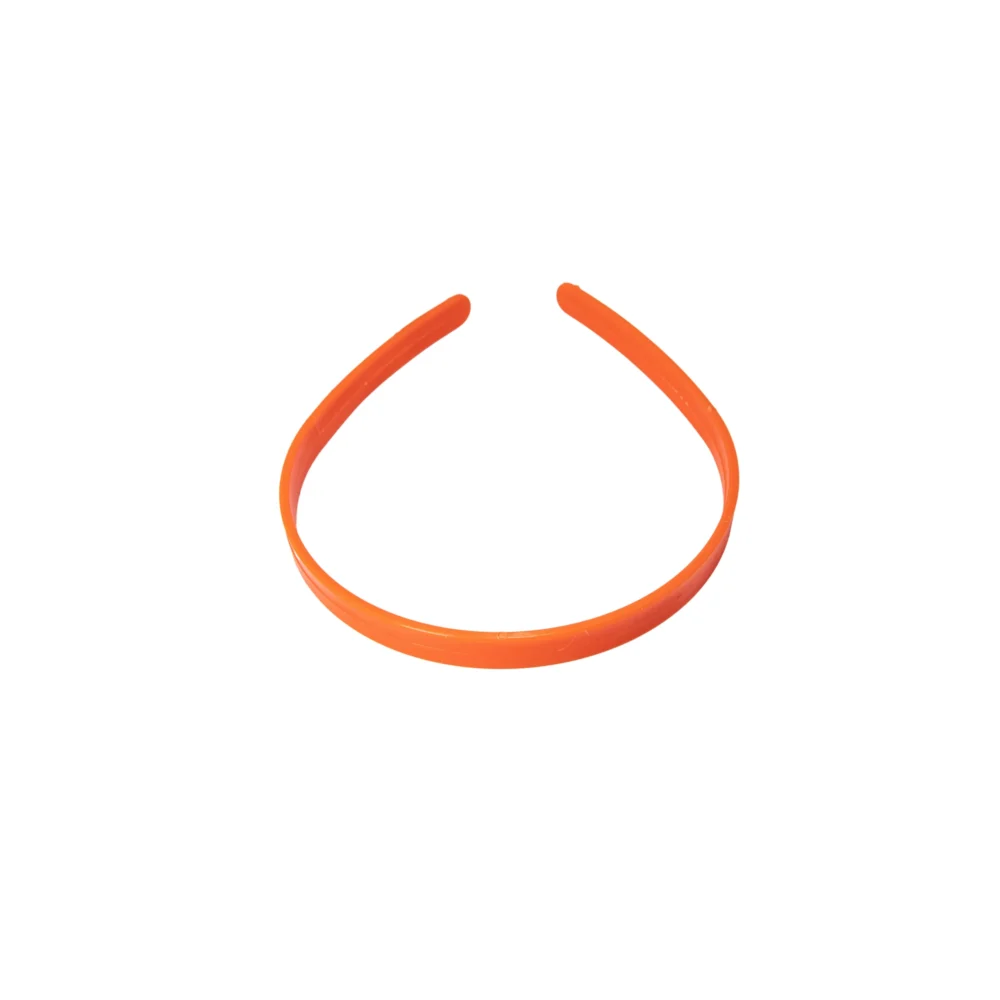 VINCHA PLASTICA 1CM NARANJA- VINCH09