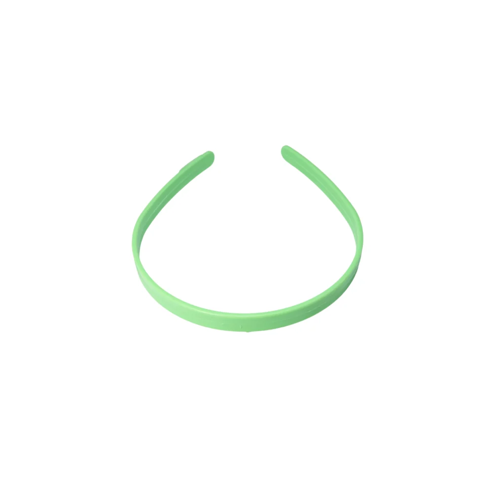 VINCHA PLASTICA 1CM VERDE- VINCH11