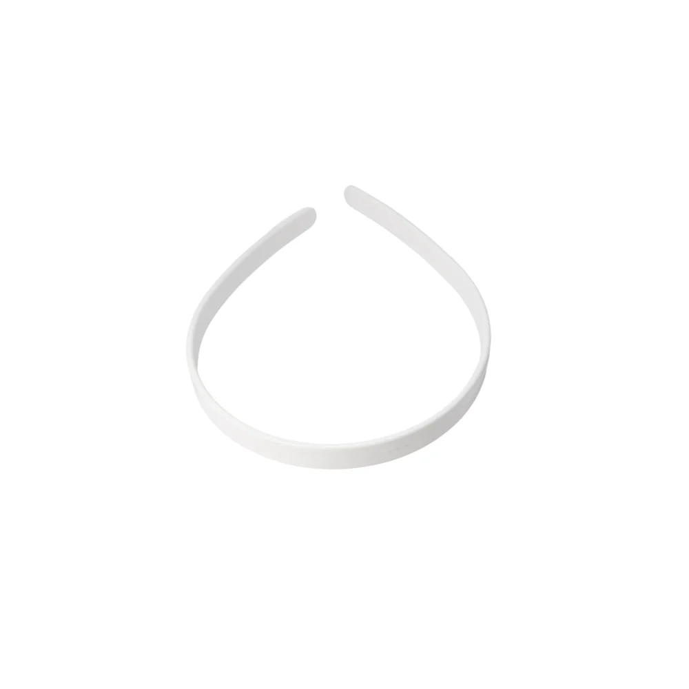 VINCHA PLASTICA 1CM BLANCO- VINCH16