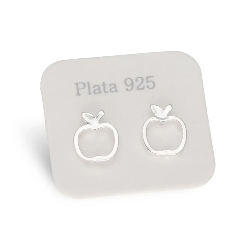 13O5 - AROS DE PLATA 925 MANZANA CALADA