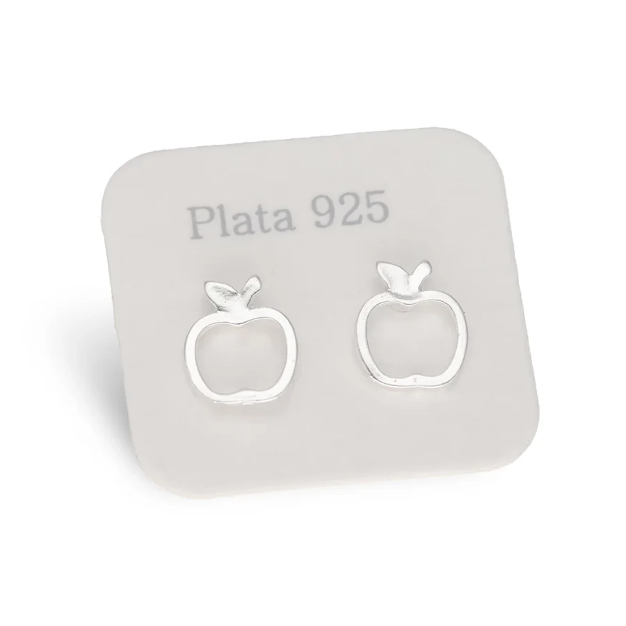 13O5 - AROS DE PLATA 925 MANZANA CALADA