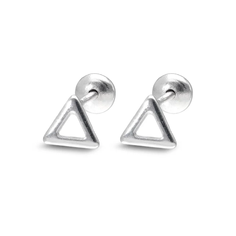 52U- ABRIDORES PREMIUM PLATA CON TRIANGULO LISO