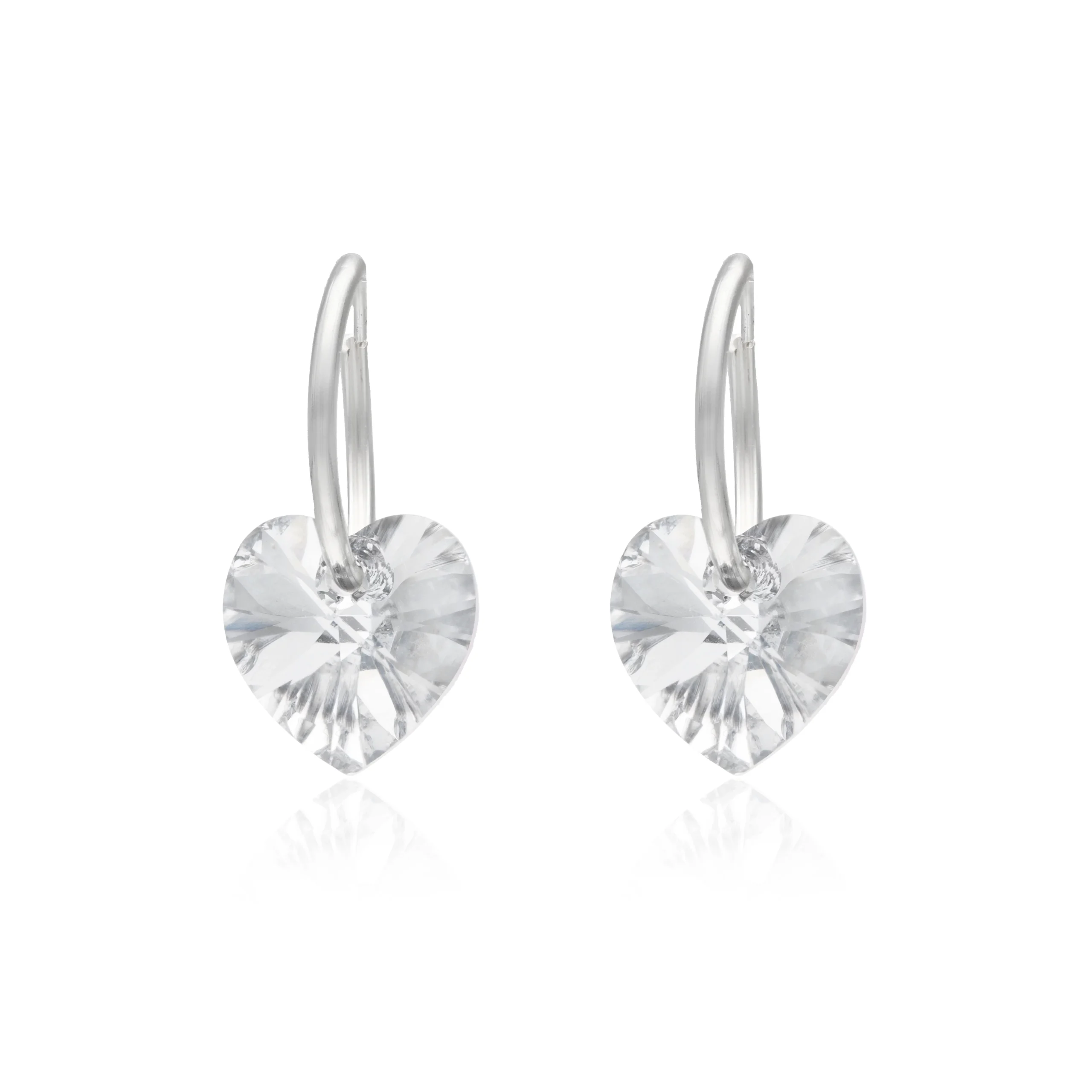 03DA-AROS ARGOLLA DE PLATA 925 CON DIJE ZIRCONIA CORAZON COLOR GRIS