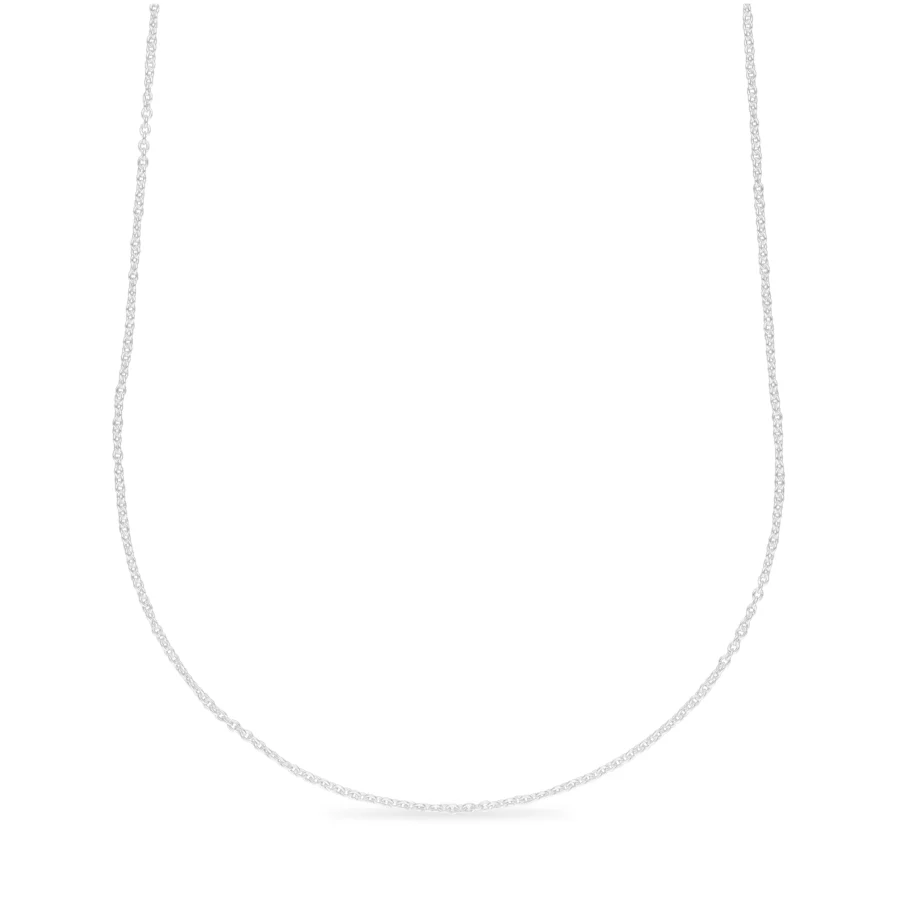 C04X- CADENA DE PLATA 925 FORZADO REDONDO 40CM