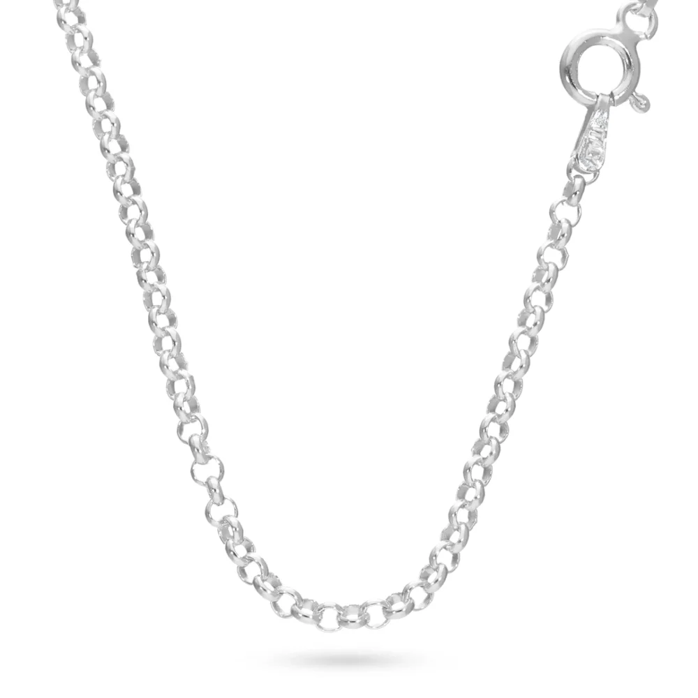 C227W-  CADENA DE PLATA 925 BELCHER 40CM