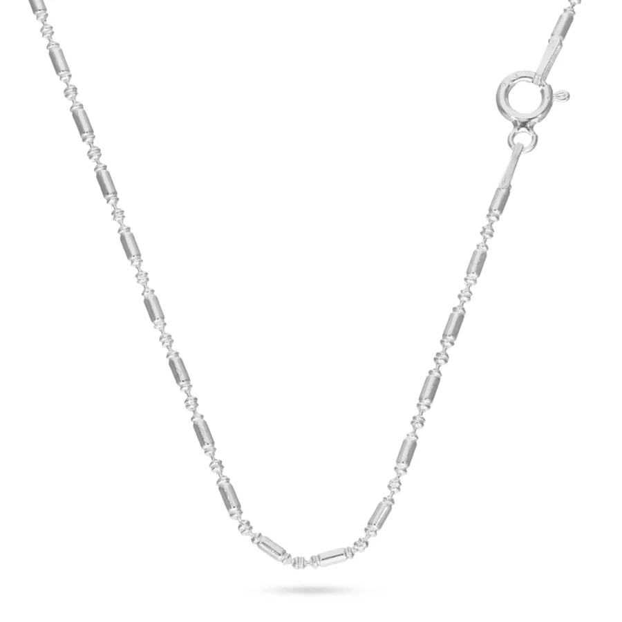 C267W- CADENA PLATA 925  PUNTO Y COMA 40 CM