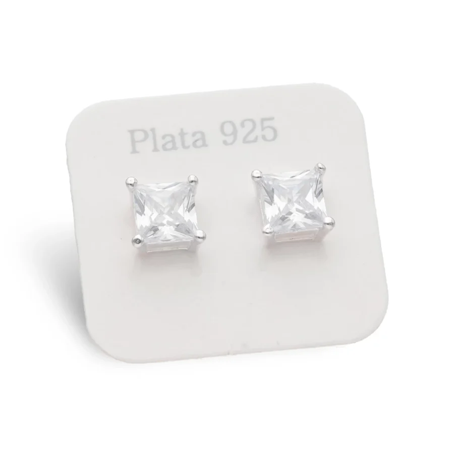 AROS PASANTES CUBIC PLATA 925