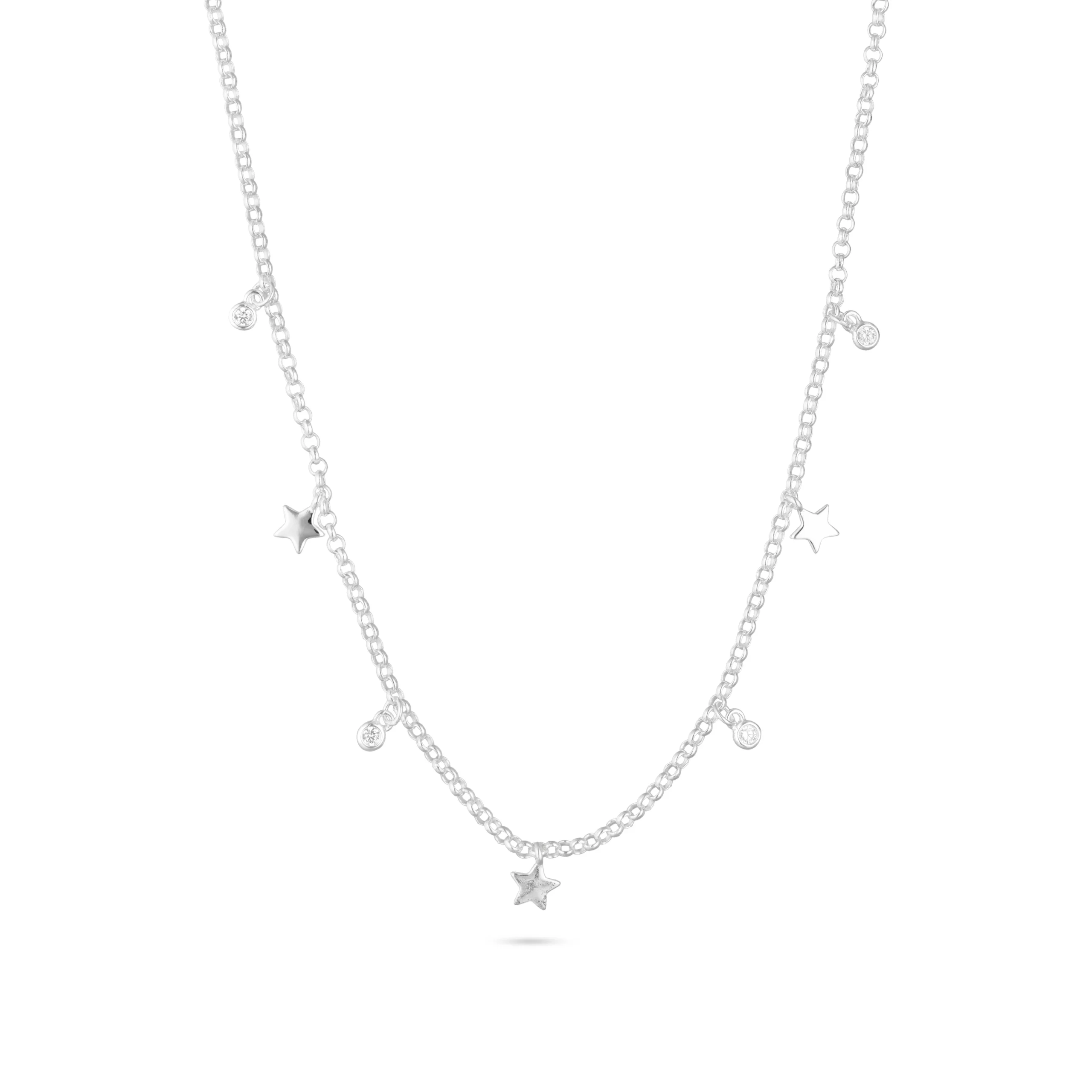 CADENA COLGANTE COLLAR PLATA 925 45 CM