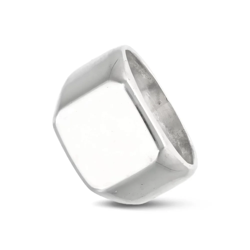 ANILLO PLATA 925 LISO MODELO HOMBRE - A26G6X