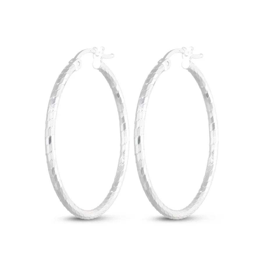 ARGOLLAS LISAS PLATA 925