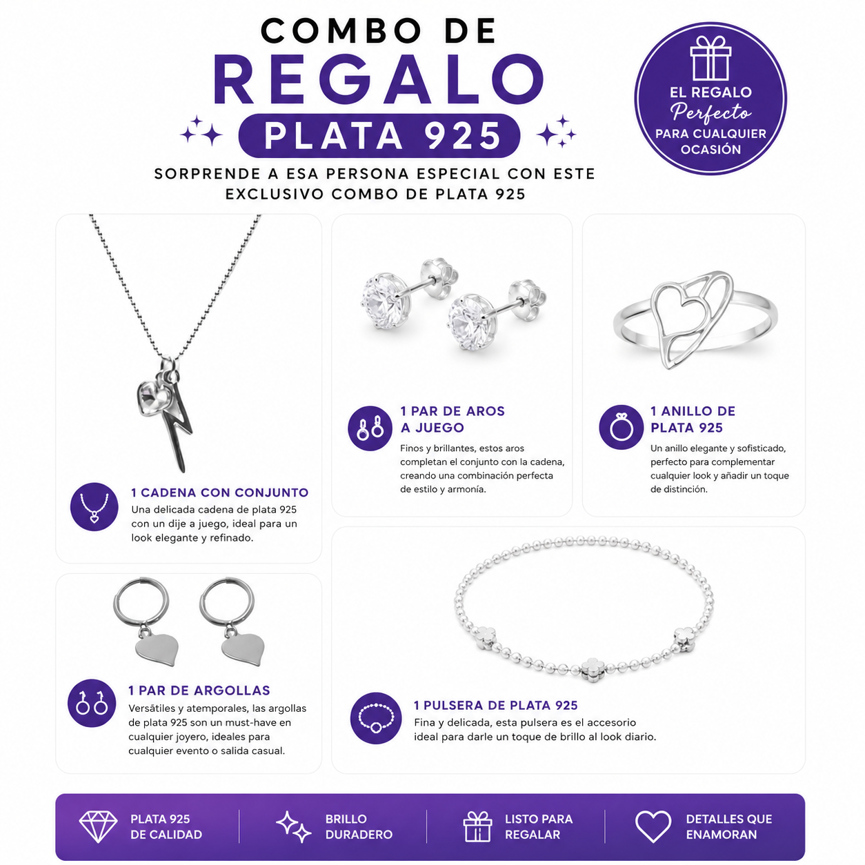 COMB31Y- COMBO PARA REGALAR (PRODUCTOS SIN ELECCION, IMAGENES ILUSTRATIVAS DE REFERENCIA)