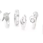 COMB51- COMBO DE ANILLOS LISOS DE PLATA 925 POR 6 UNIDADES ( IMAGEN ILUSTRATIVA, PRODUCTOS SIN ELECCION SURTIDOS)