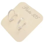COMB87- KIT DE 4 AROS ARGOLLAS CON DIJE DE PLATA 925 PREARMADOS (foto ilustrativa) - Imagen 5