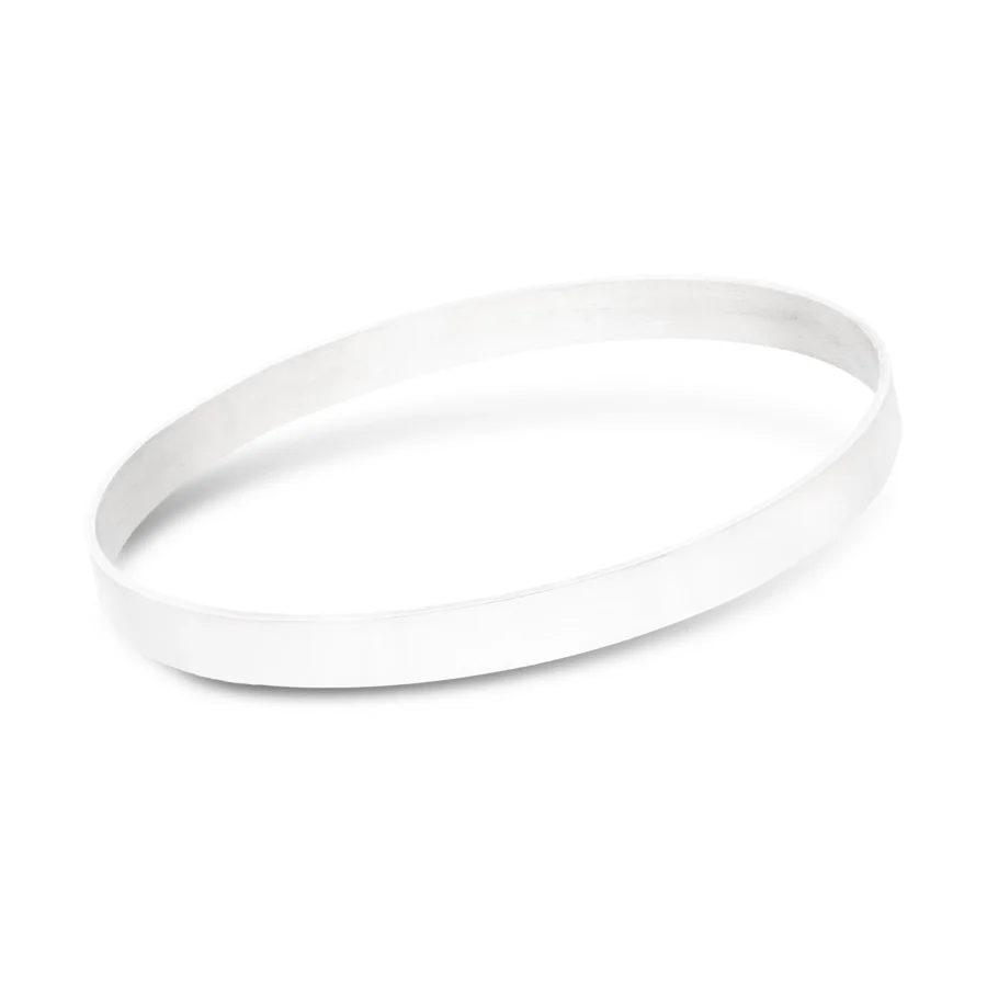 PUL978XD- PULSERA ESCLAVA MACIZA LISA PLATA 925