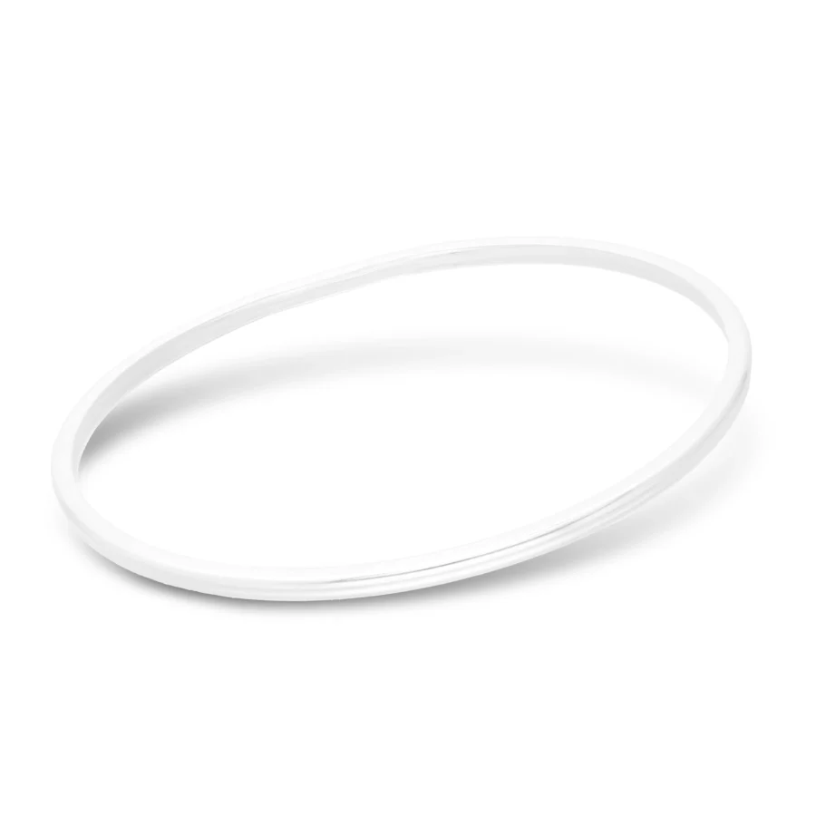 PUL978XH- PULSERA ESCLAVA MACIZA LISA PLATA 925
