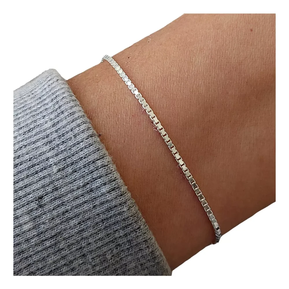 PULN023- PULSERA LISA PLATA 925 ITALIANA