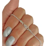 PULN30- PULSERA LISA PLATA 925 ITALIANA - Imagen 2