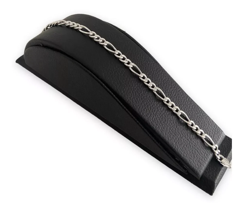 PULN019- PULSERA LISA PLATA 925 ITALIANA HOMBRE - Imagen 2