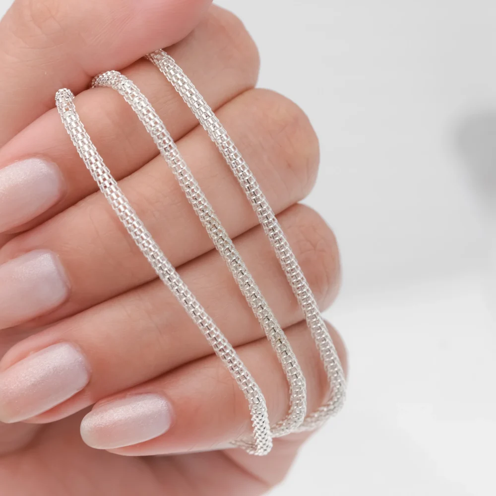 CADENA ACERO BLANCO LINA