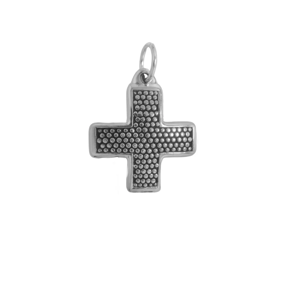 DIJ3066- DIJE PLATA 925 INFLADO CRUZ