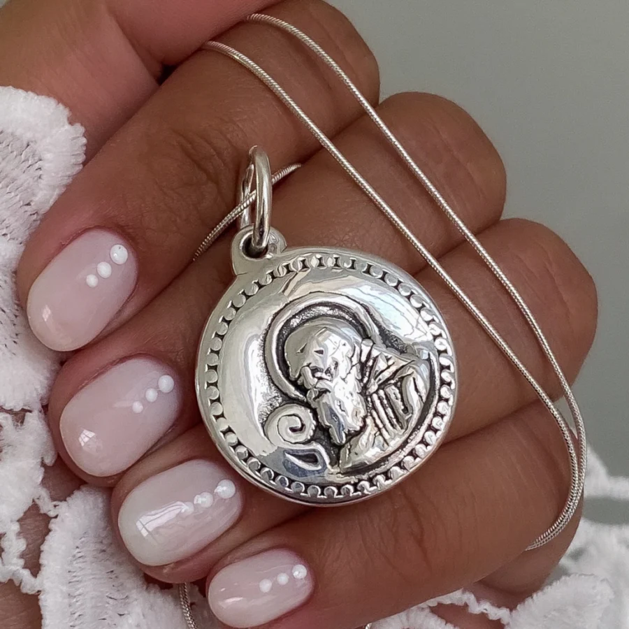 C42023- CADENA DE PLATA 925 VENECIANA CLASICA CON DIJE INFLADO