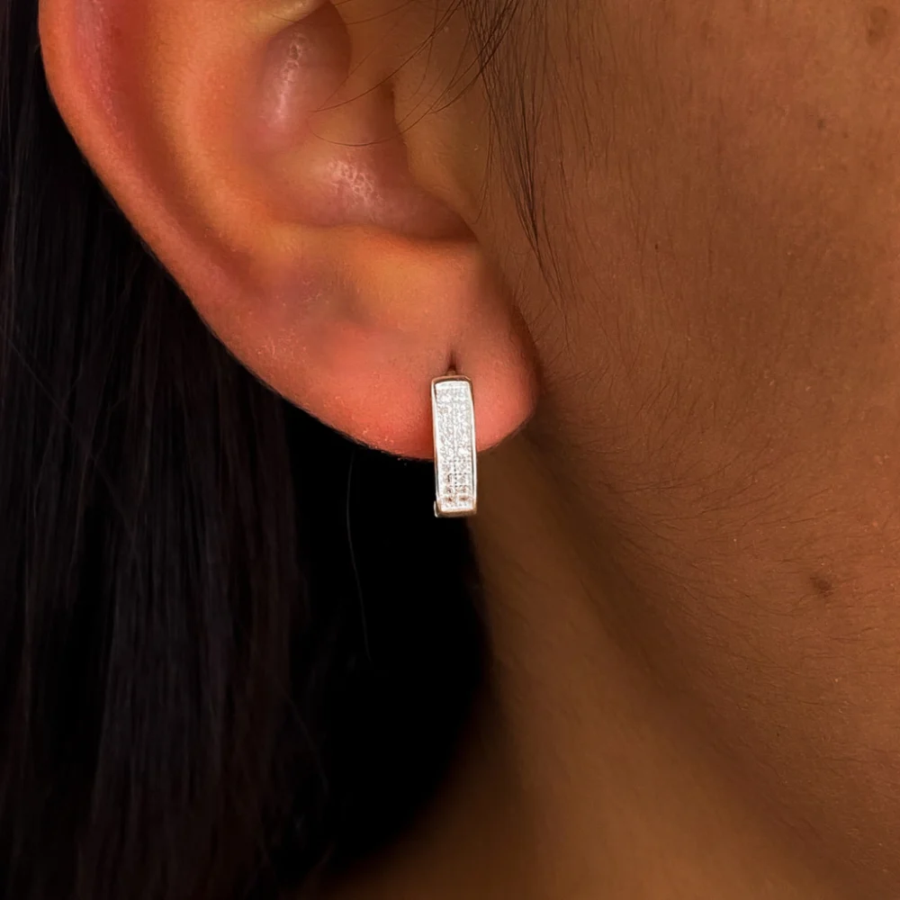 ARGOLLAS PLATA 925 MICRO ZIRCONIAS- ARL30015 - Imagen 2