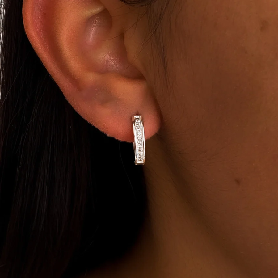 ARGOLLAS PLATA 925 MICRO ZIRCONIAS- ARL30014 - Imagen 2