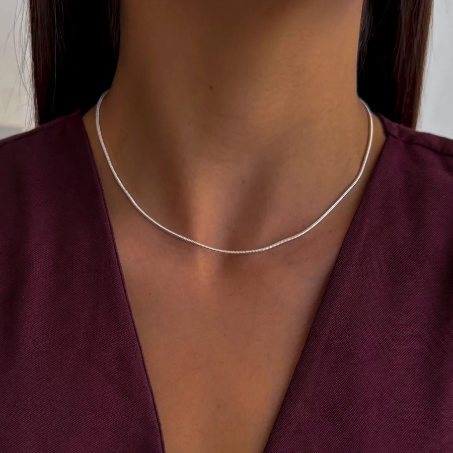 C3116U - CADENA PLATA ITALIANA 925 CHOKER LISA